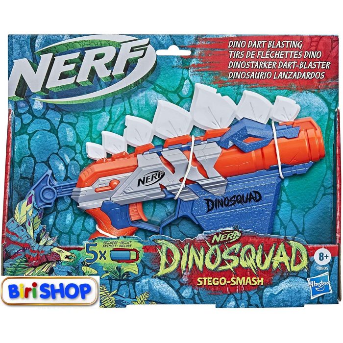 Hasbro - Nerf Pistola Dinosquad Stego-Smash