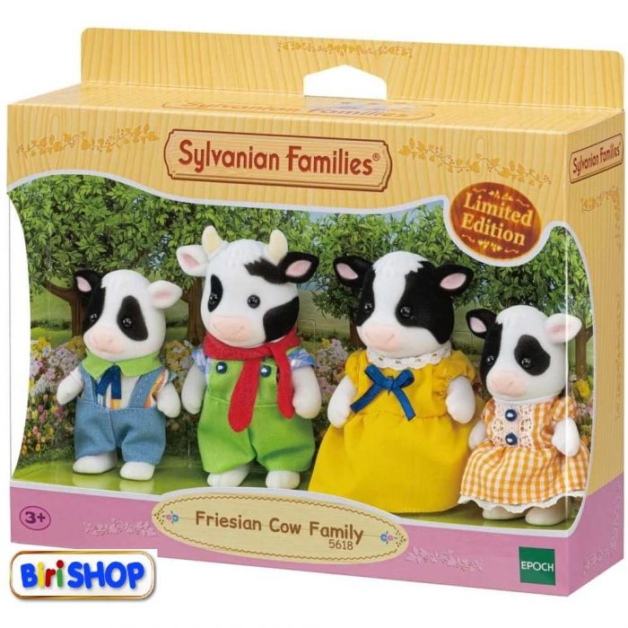 5618 - Famiglia di Mucche Frisone Sylvanian.