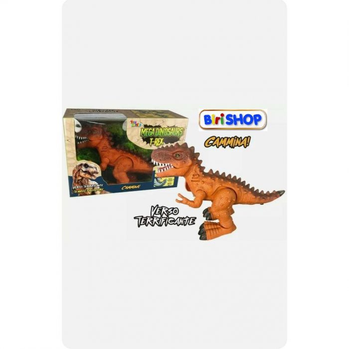 Mega Dinosaurus T-rex camminante con luci e suoni