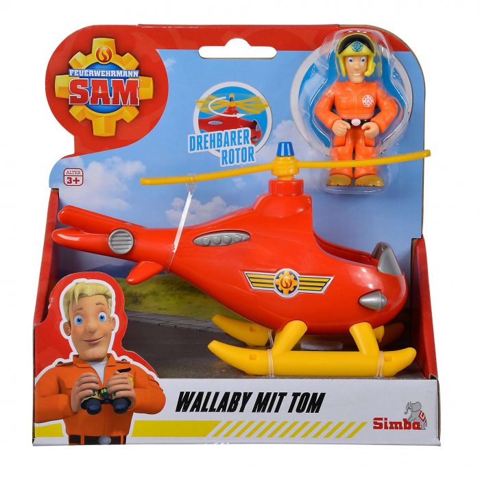 Sam il Pompiere Wallaby con Personaggio Tom Thomas