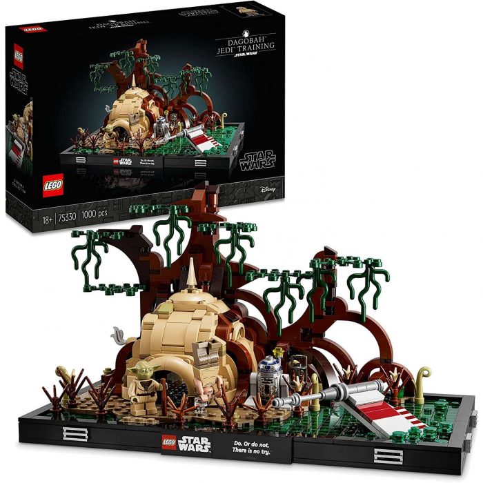 75330 Lego Diorama Addestramento Jedi su Dagobah.