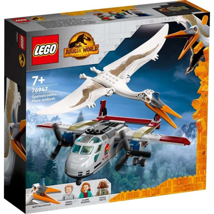 76947 Lego Jurassic - Quetzalcoatlus fermo aereo.
