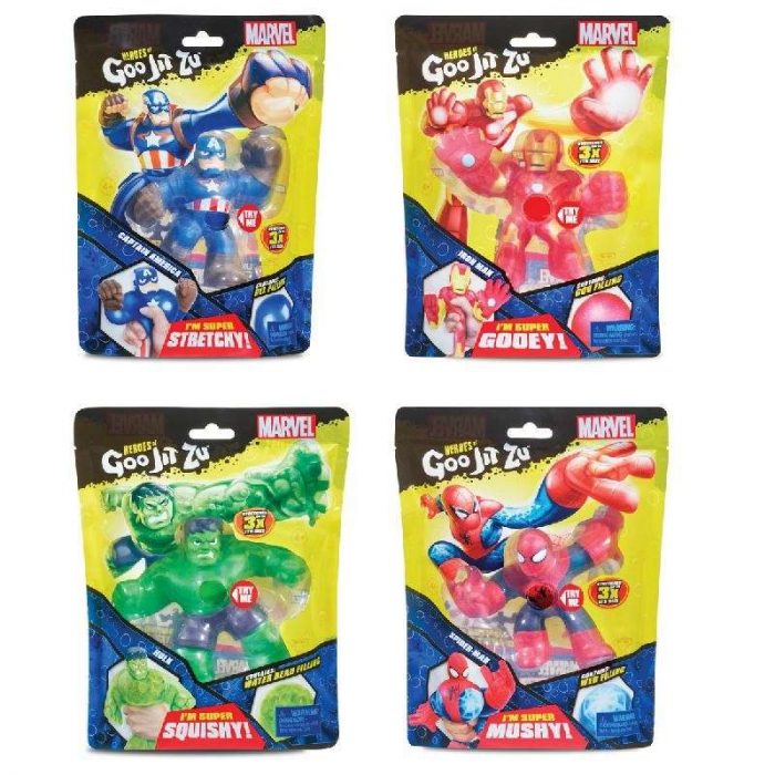 Marvel Super Eroi Goo Jit Zu personaggi allungabil