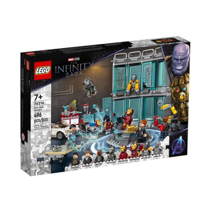 76216 Lego Avengers - Armeria di Iron Man.