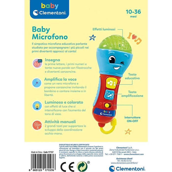 17157 Clementoni - Baby Microfono