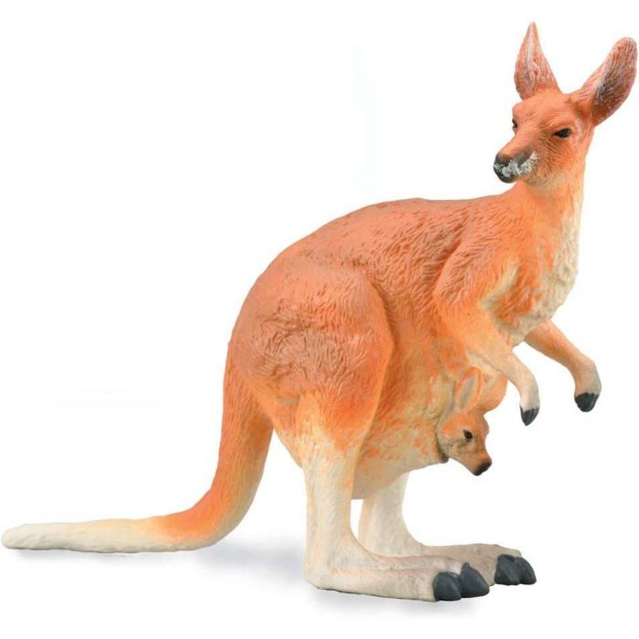 88921 Collecta - Canguro Rosso con Cucciolo Joey
