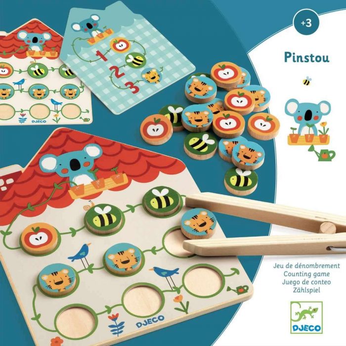Dj01627 Djeco Gioco Educativo in Legno Pinstou.