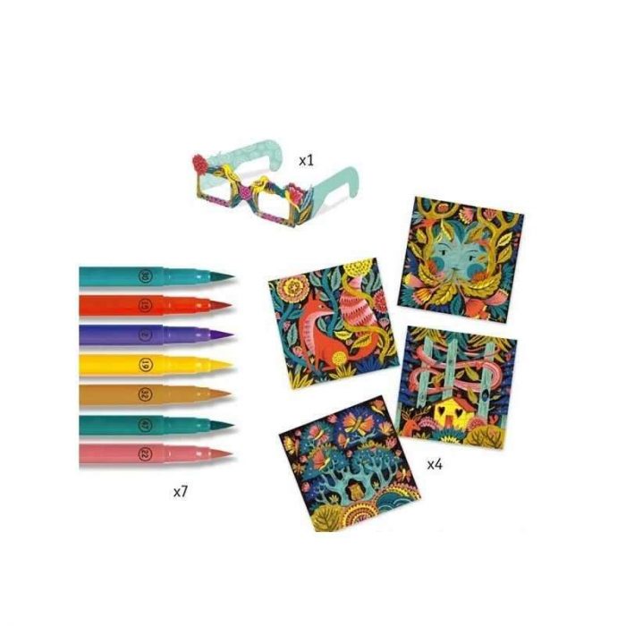 Dj08652 Djeco - kit artistico Bosco Fantasy.