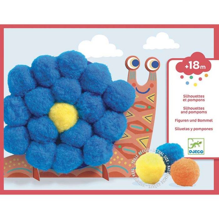 Djeco Pompoms Colagge.