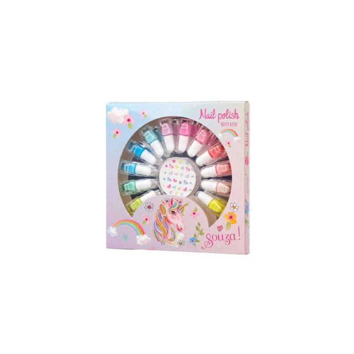 105265 Souza Smalto Unghie 12 Colori e Stickers