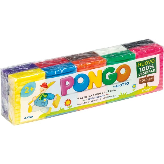 Pongo Panetto 10 Colori 500 G