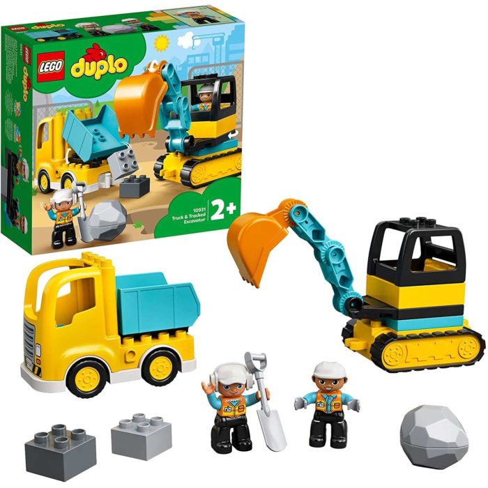10931 Lego Duplo - Camion e scavatrice cingolata.