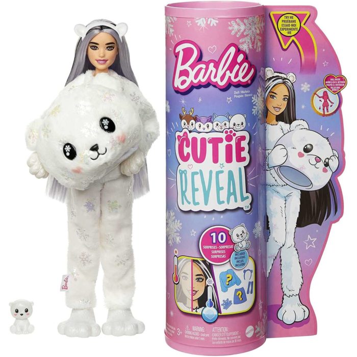 Barbie - Cutie Reveal Magia d'Inverno Orso polare.