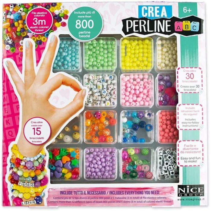 Nice Group ABC Perline speciali 800 pz.multicolor
