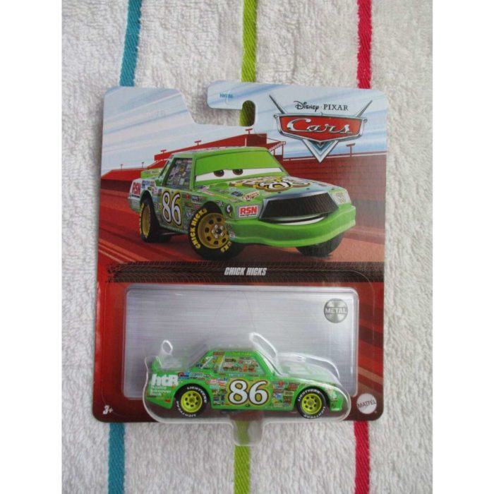 Disney Pixar Cars Chich Hicks auto in metallo.