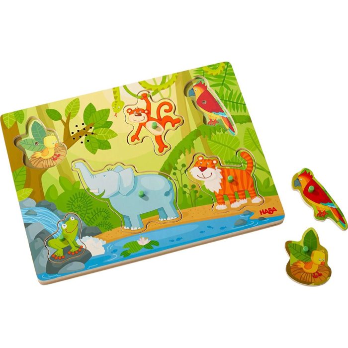 Haba Puzzle Sonoro da Afferrare Nella Giungla