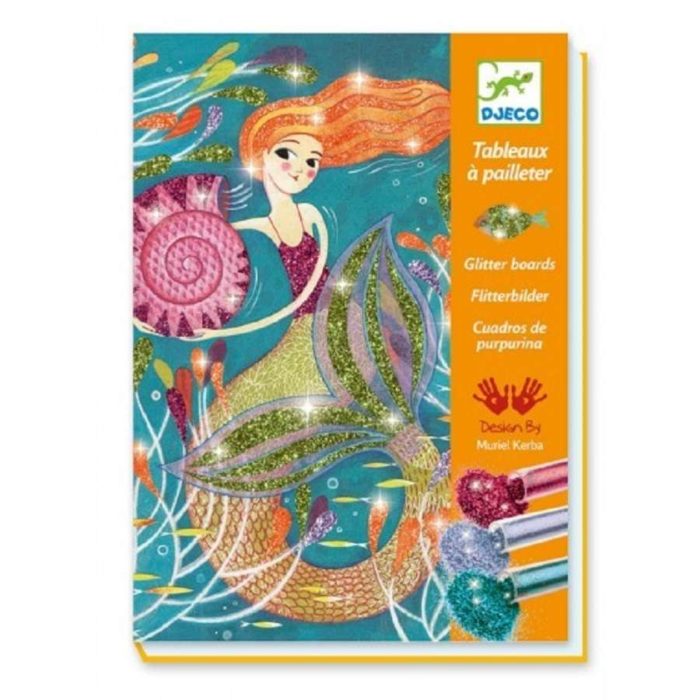 Djeco Quadri di Lustrini Sirene Luminose.