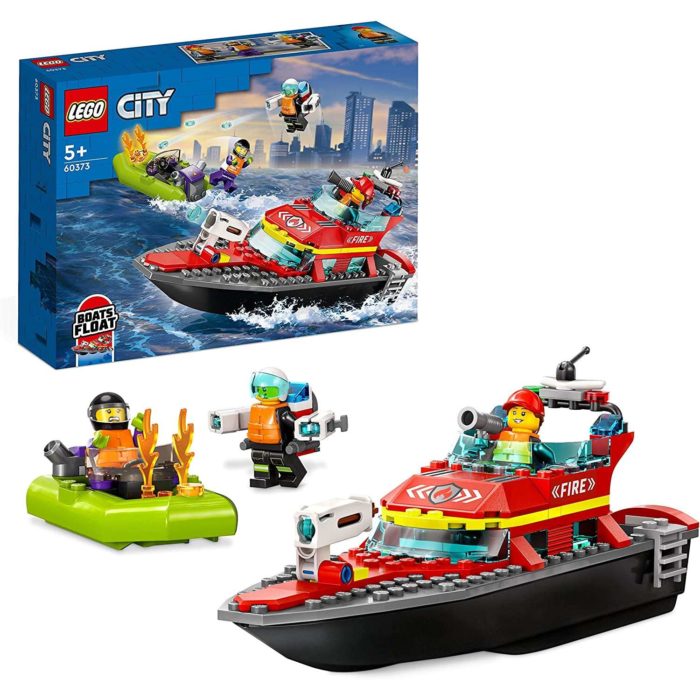 60373 Lego City Barca di Soccorso Antincendio