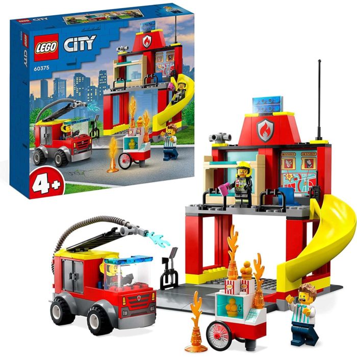 60375 Lego City - Caserma dei pompieri e autopompa