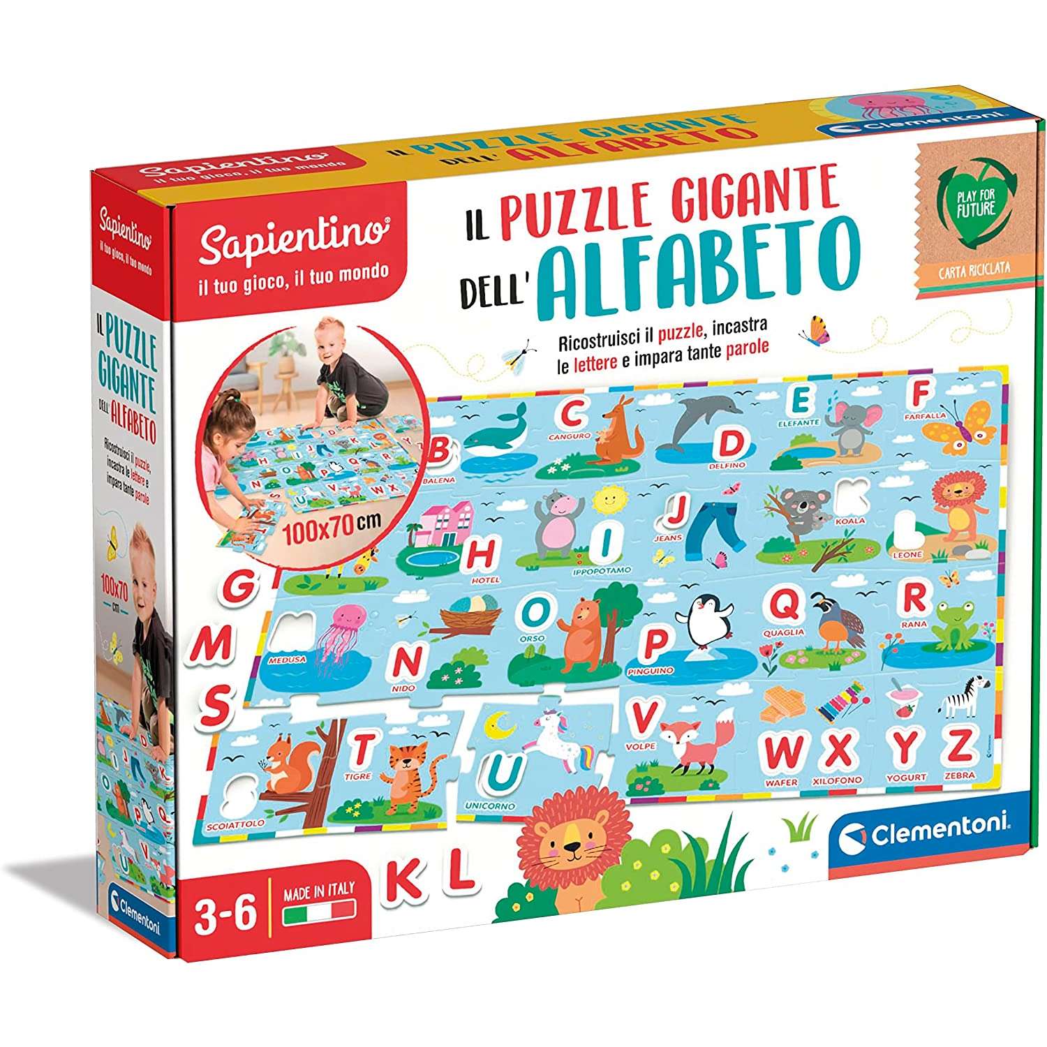 82640 Sevi - Play Puzzle di Natale in legno. - Mago Biribago Giocattoli