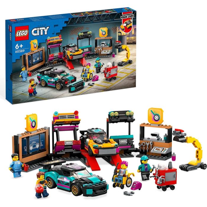 60389 Lego City Garage Auto Personalizzato
