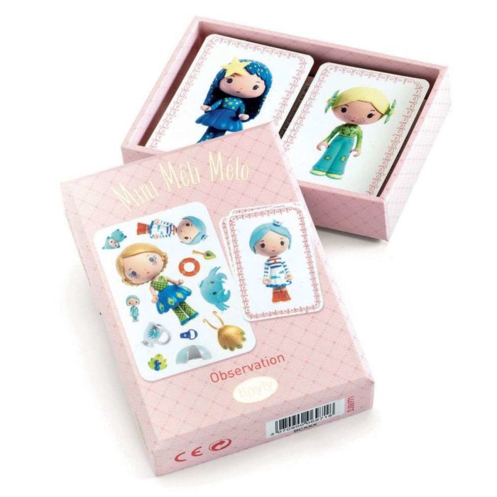 Djeco Tinyly Gioco di carte Mini Meli Melo.