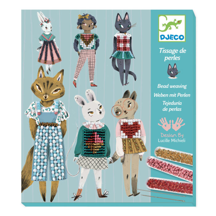 Djeco Kitty Cats Tessitura di Perline.
