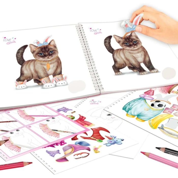 Top Model Album Colora il tuo Gattino