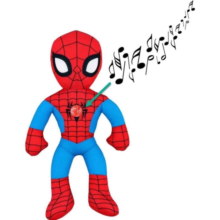 Peluche Spiderman 40 Cm con Suoni
