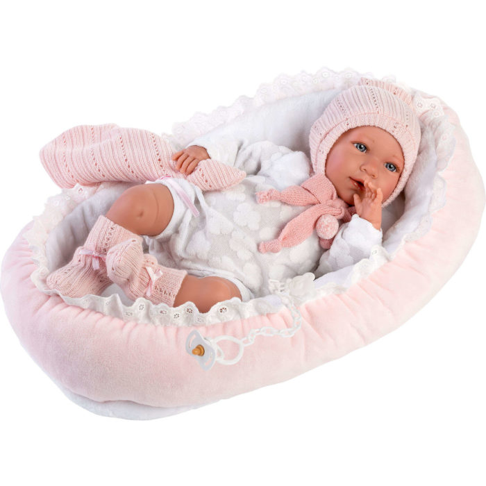 74088 Llorens Bambola 42 Cm Mimi con Culla