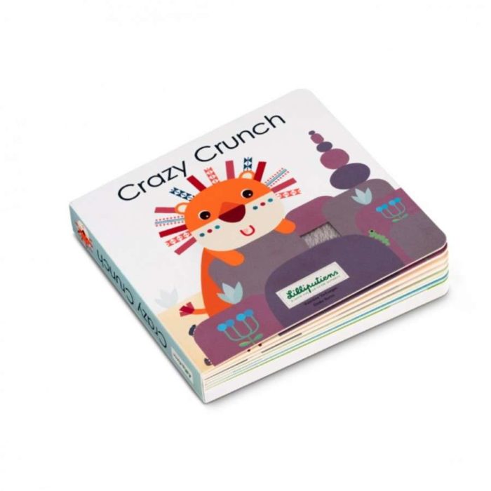 Lilliputiens Libro Tattile e Sonoro Crazy Crunch