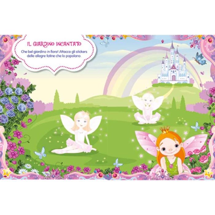 Ikl mio Grande Libro Stickers delle Principesse
