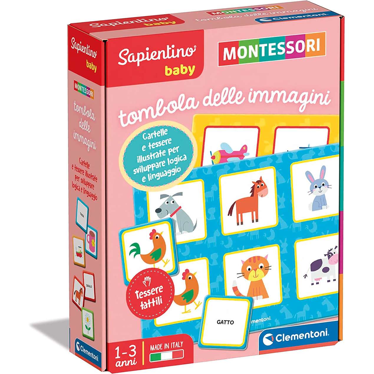 Clementoni Sapientino Montessori Tombola delle imm