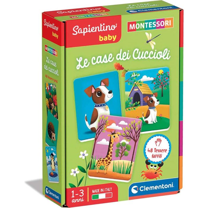 Clementoni Sapientino Montessori le case dei cucci