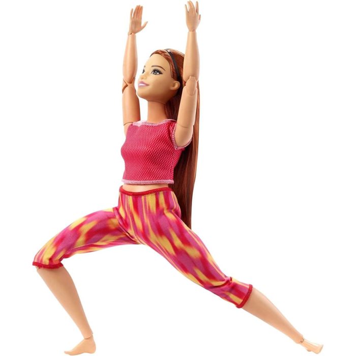 Barbie rossa snodata sport