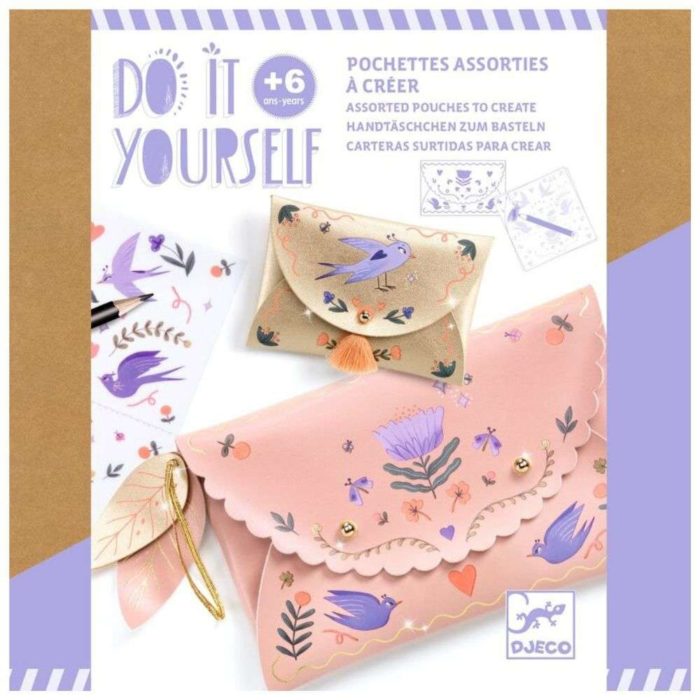 Djeco fai da te dolce fashionista con pouches.