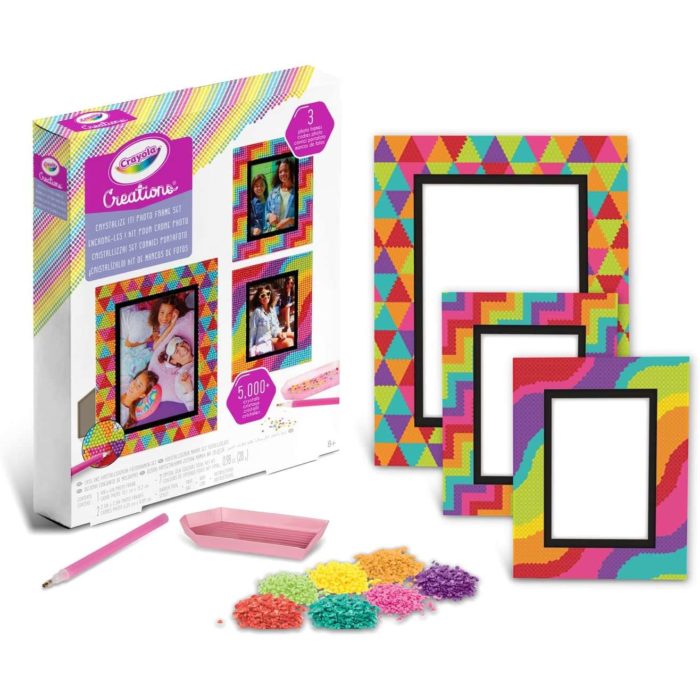 Crayola Set cornici portafoto con cristalli