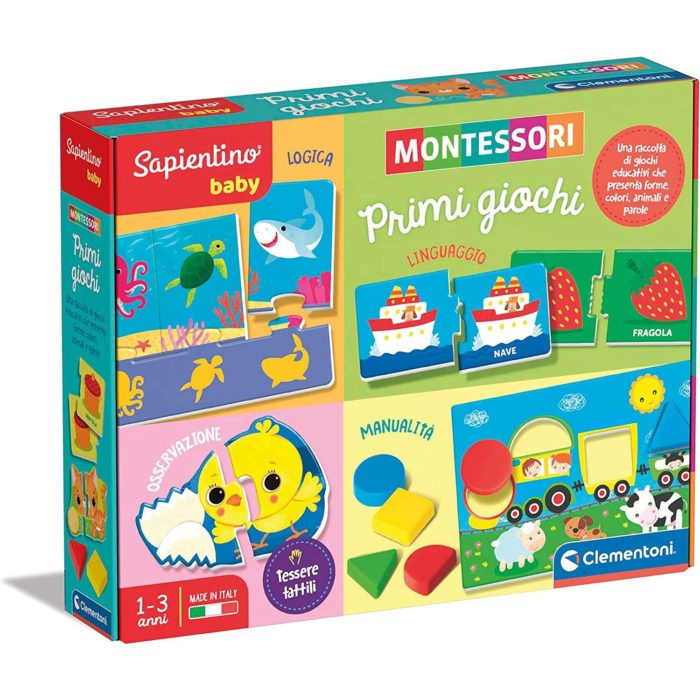 Clementoni Montessori Sapientino Primi giochi