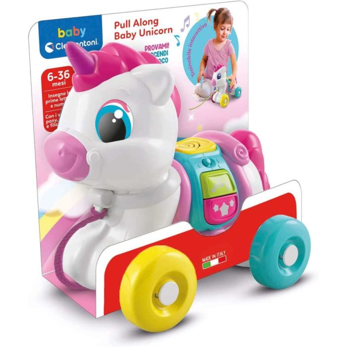 Clementoni Baby unicorno trainante interattivo
