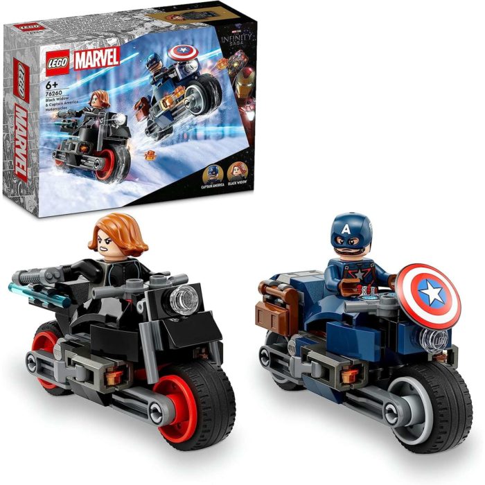 76260 Lego Marvel - Motociclette di Black Widow e