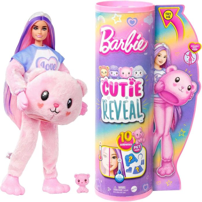 Barbie Cutie Reveal Pigiami Orsacchiotto
