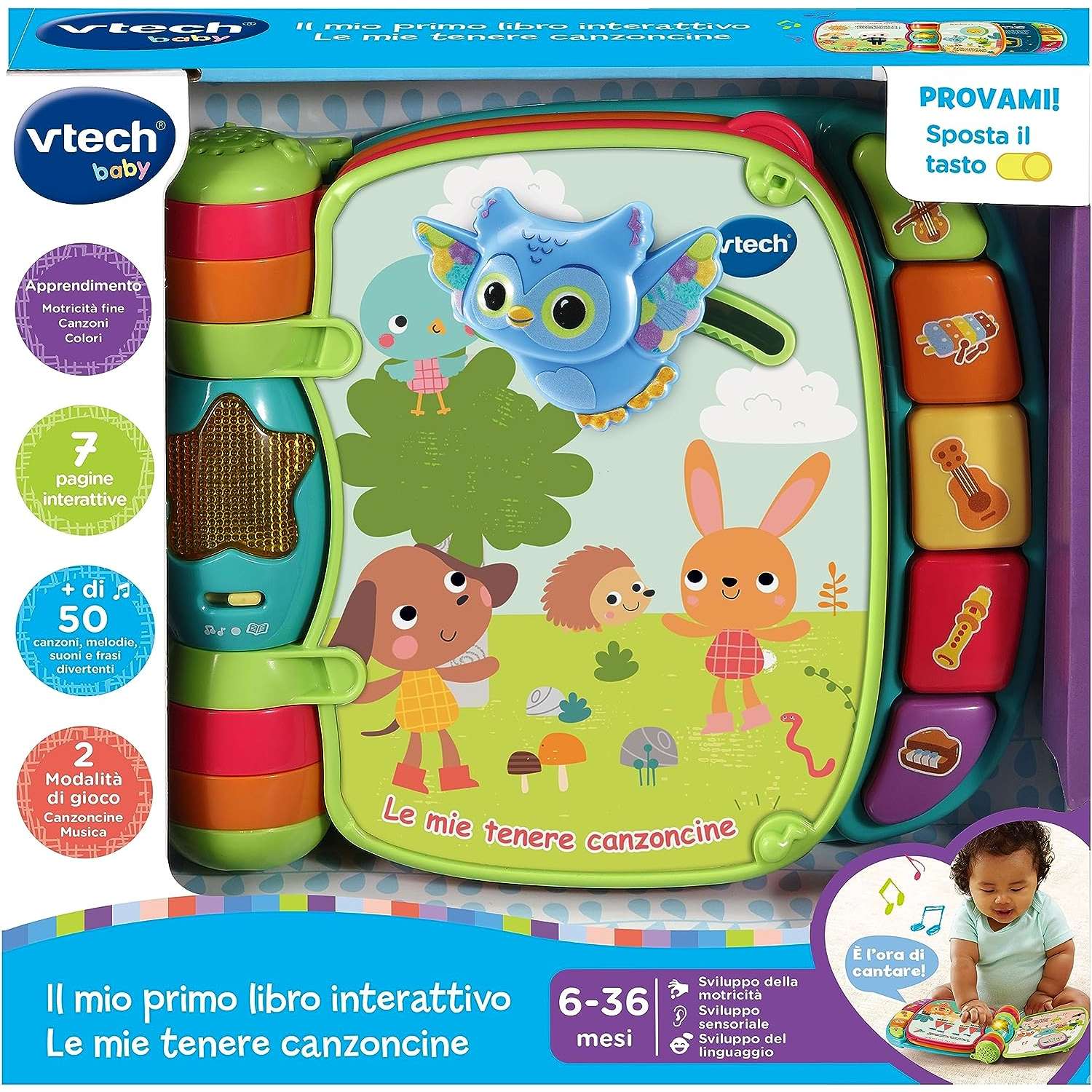 Vtech Il mio primo libro interattivo. - Mago Biribago Giocattoli