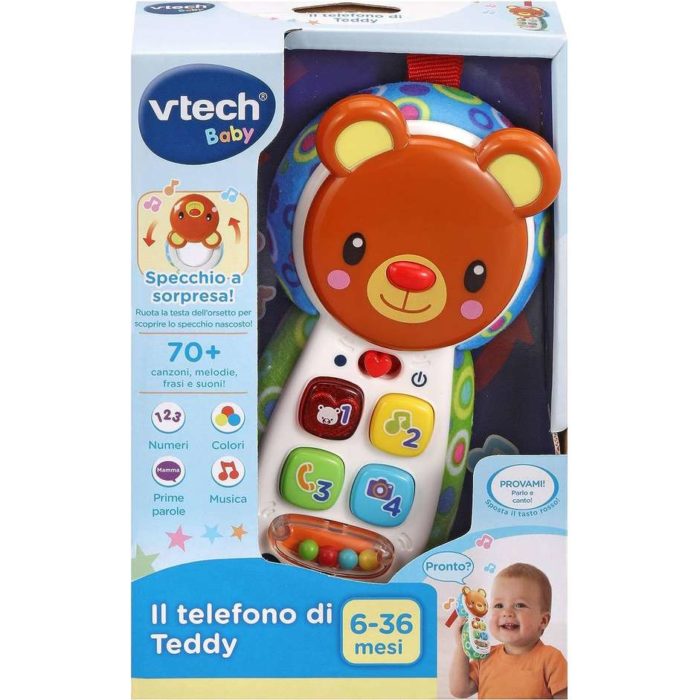 Vtech Il telefono di Teddy luci e suoni.