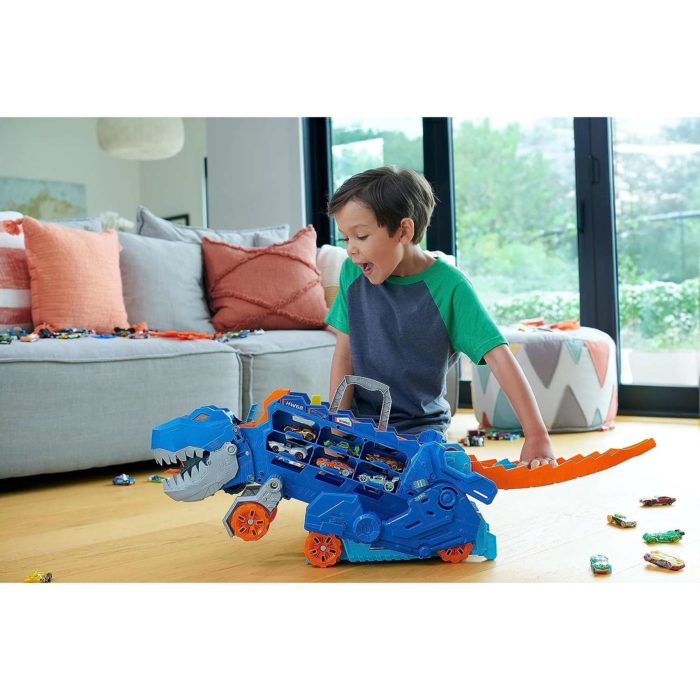 Hot Wheels Mega T-Rex trasportatore