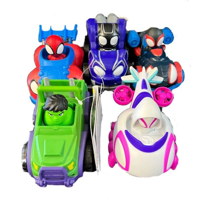 Spidey mini veicoli lancia dischi assortiti