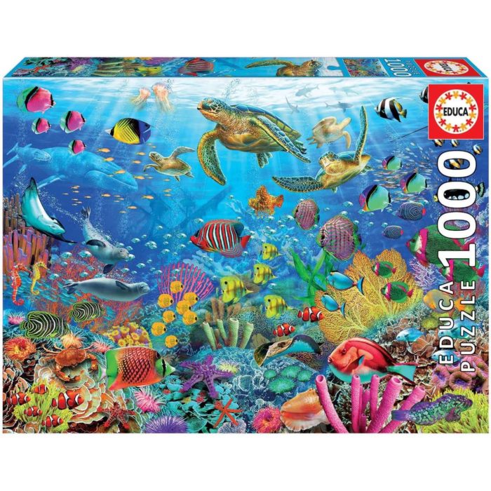 Educa Puzzle Tropical fantasy turttles 1000 pz