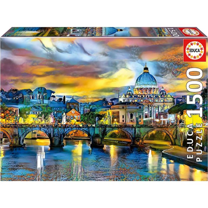Educa Puzzle Basilica S Pietro e ponte S Angelo