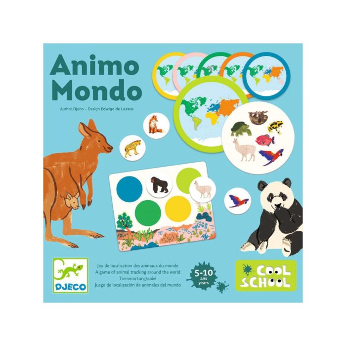 Dj08198 Djeco cool school Animo mondo Animali.