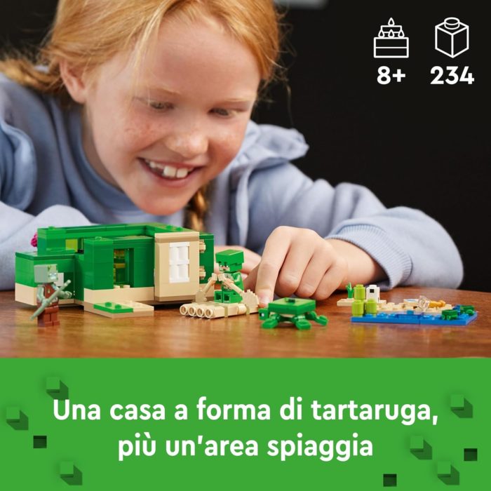 21254 Lego Minecraft - Beach House della Tartaruga - immagine 2