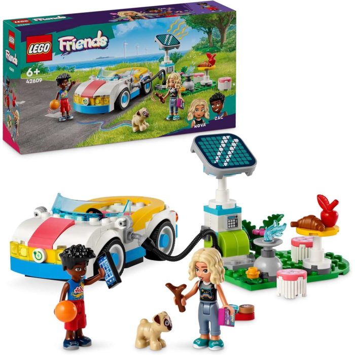 42609 Lego Friends - Auto Elettrica e Caricabatter